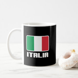 Caneca De Café Italia Flag