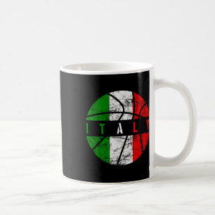 Caneca De Café Itália Flag Bysketbyll Equipe Italiana Fan Lover