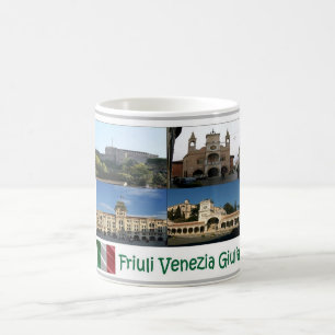 Caneca De Café Itália - Friuli Venezia Giulia - Mosaico -