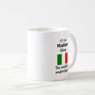 Caneca De Café Itália italiana Engraçado Gift Idea Mug