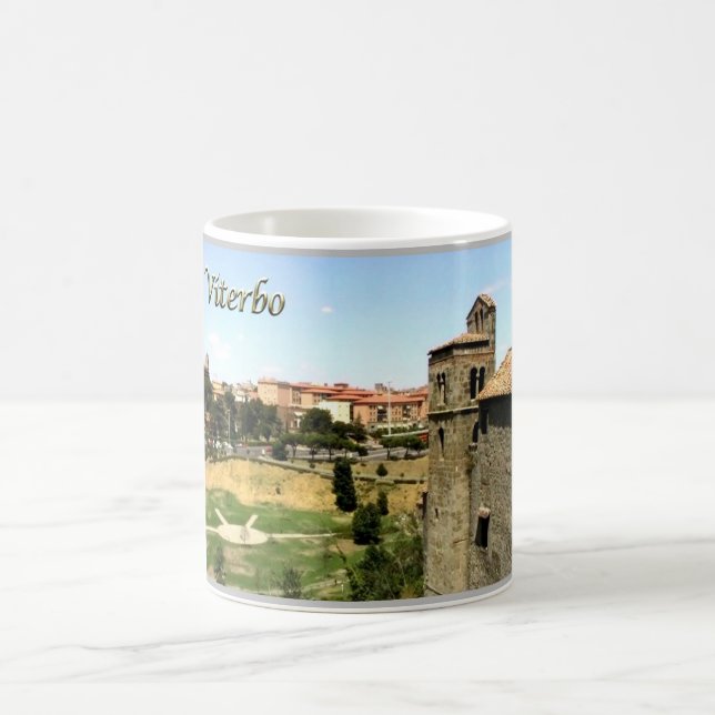 Caneca De Café Itália - Lácio - Viterbo - (Centro)