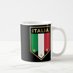 Caneca De Café Italia Print - Orgulhoso Italiano - Camisa de Fute