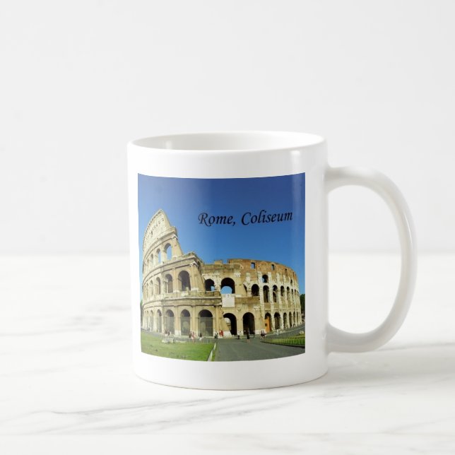 Caneca De Café Italia, Roma, coliseu romano (St.K.) (Direita)