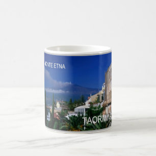 Caneca De Café Itália - Sicília - Taormina - Etna