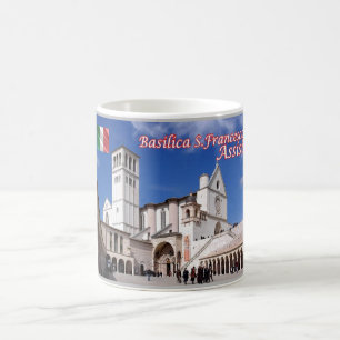 Caneca De Café Itália - Úmbria - Assisi - Basilica San Francesco 