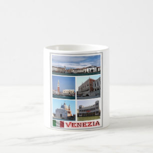 Caneca De Café Itália - Veneza - Mosaico -