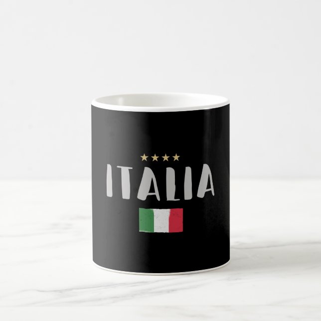 Caneca De Café Italy Soccer Football Fan Shirt Flag (Centro)