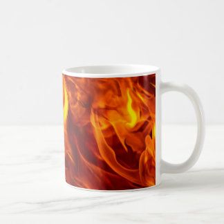 Caneca De Café Item de Presente de Fogo e Chamas de Queima