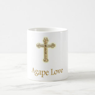 Caneca De Café Itens de Agape Love Christian