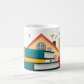 Caneca De Café Itens domésticos infantis ou objetos do cotidiano.