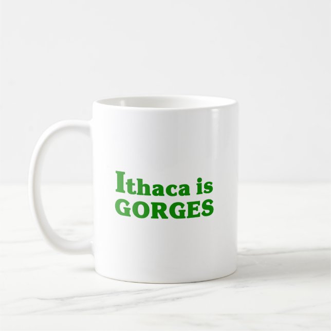 Caneca De Café Ithaca is Gorges (Esquerda)