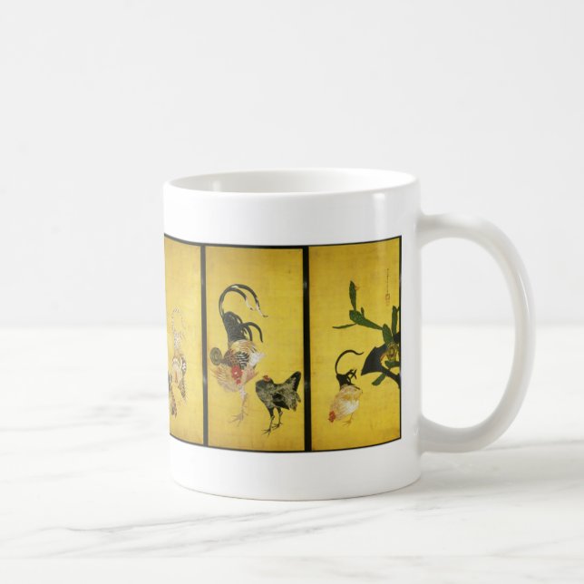 Caneca De Café Itoh Jakucyu , 伊藤若冲 (Direita)