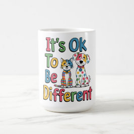 Caneca De Café It's ok to be different