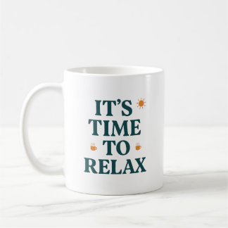 Caneca De Café It's Time to Relax