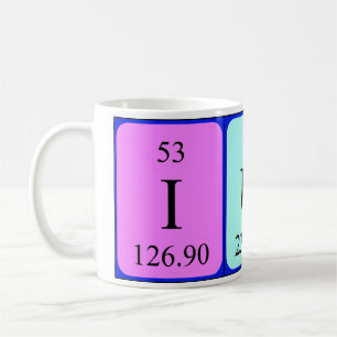 Caneca De Café Iuna mesa periódica mug