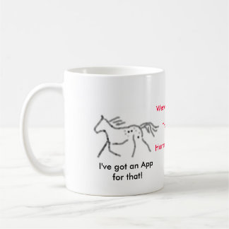 Caneca De Café I've obteve um App para aquele! Appaloosa