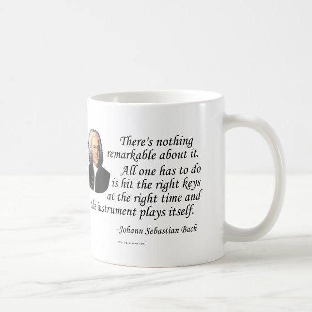 Caneca De Café J.S. Bach no jogo (Direita)