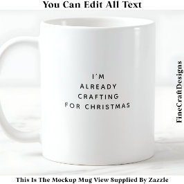 Caneca De Café Já estou trabalhando no Natal 43 Novidade