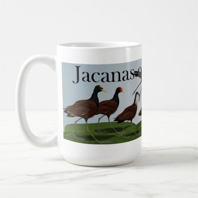 Caneca De Café Jacanas do mundo (Esquerda)