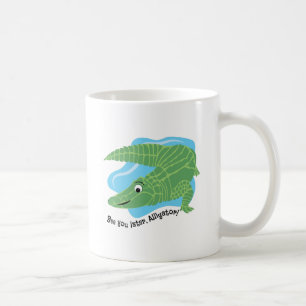 Caneca De Café Jacaré mais atrasado