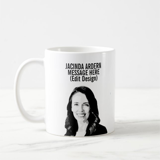 CANECA DE CAFÉ JACINDA ARDERN PERSONALIZADO (Esquerda)