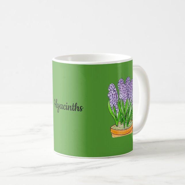 Caneca De Café Jacintos  (Frente Esquerda)