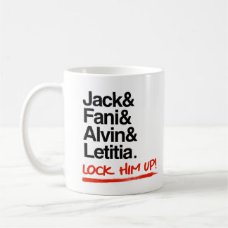 Caneca De Café Jack, Fani e Alvin e Letitia