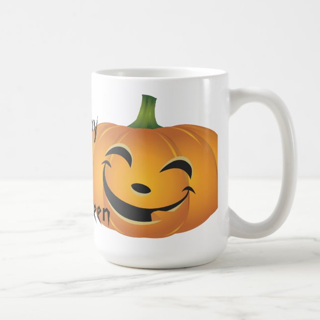 Caneca De Café Jack O'Lantern Halloween (Direita)