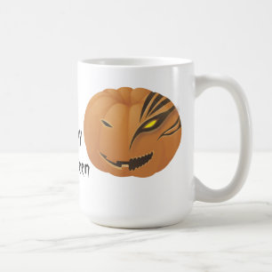 Caneca De Café Jack O'Lanterna face Halloween