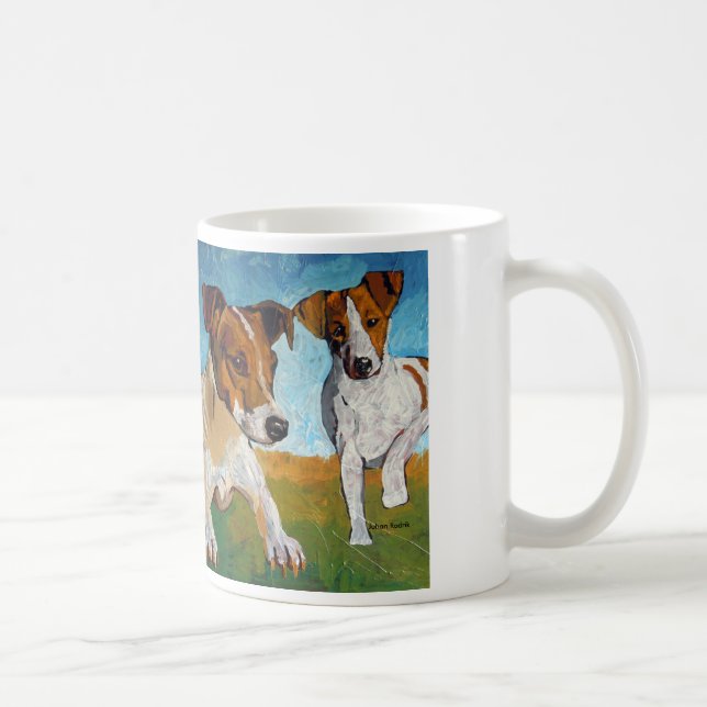 Caneca De Café Jack Russell (Direita)