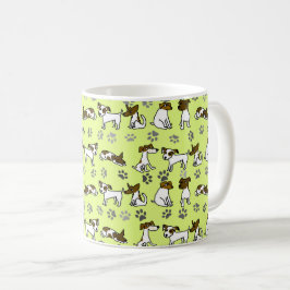 Caneca De Café Jack Russell Terrier Cartoon Mug