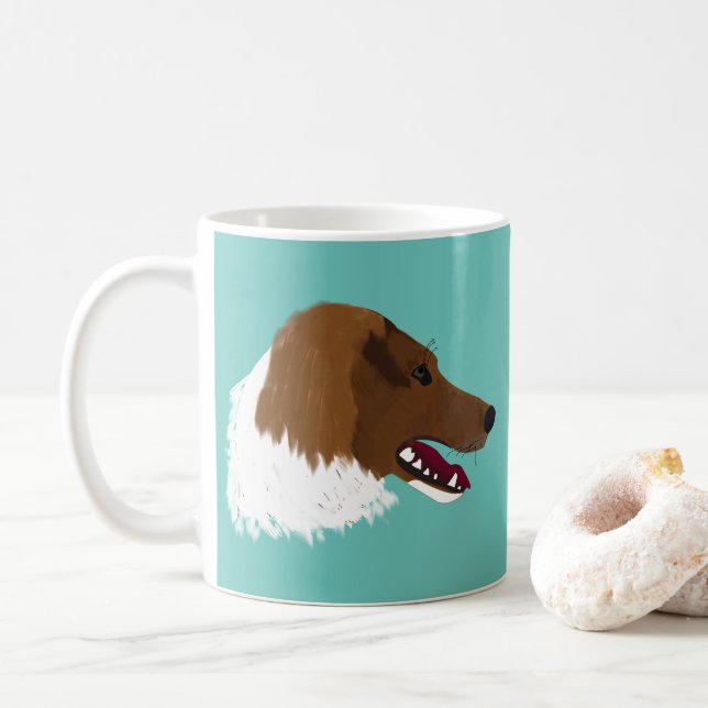 Caneca De Café Jack Russell Terrier Dog Cute (Com Donut)