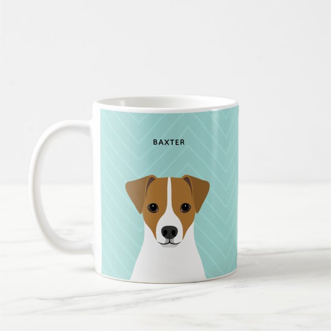 Caneca De Café Jack Russell Terrier Mugs (Esquerda)