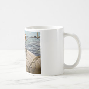 Caneca De Café Jack Russell Terrier no barco