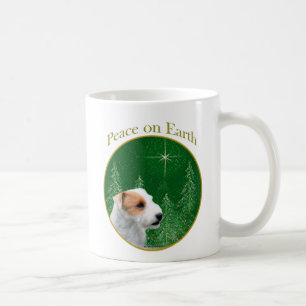 Caneca De Café Jack Russell Terrier (quebrado) Paz