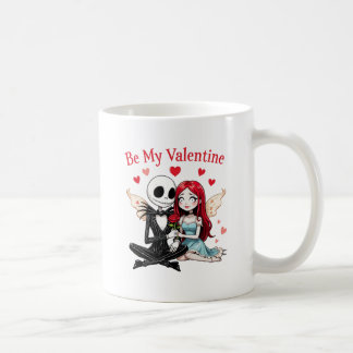 Caneca De Café Jack Skellington e Sally Mug - Seja meu Namorados