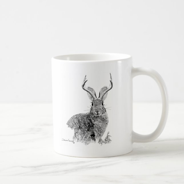 Caneca De Café Jackalope (Direita)