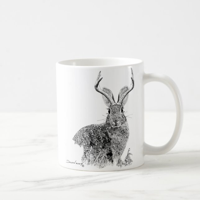 Caneca De Café Jackalope (Direita)