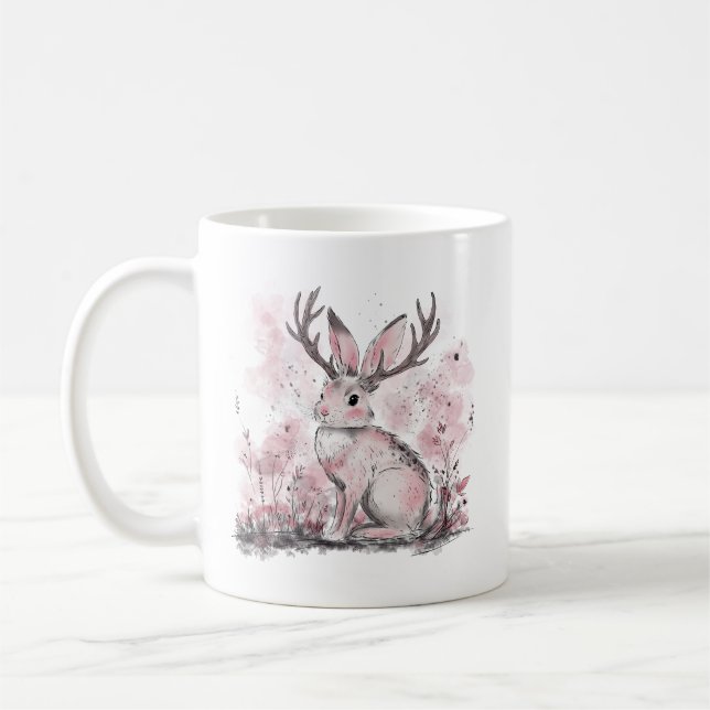 Caneca De Café Jackalope (Esquerda)