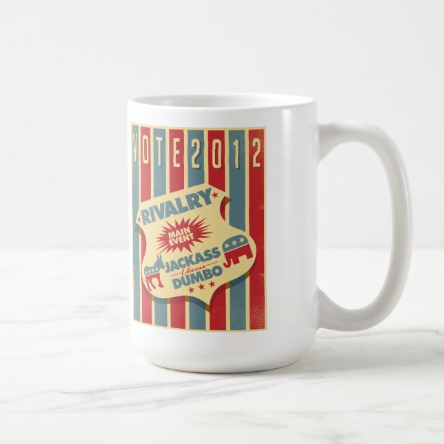 Caneca De Café Jackass contra Dumbo (Direita)