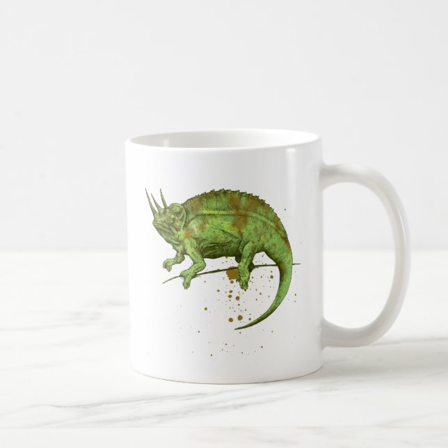 Caneca De Café Jackson's chameleon (Direita)