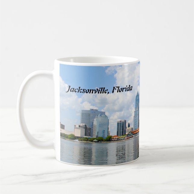 Caneca De Café Jacksonville, Florida (Esquerda)