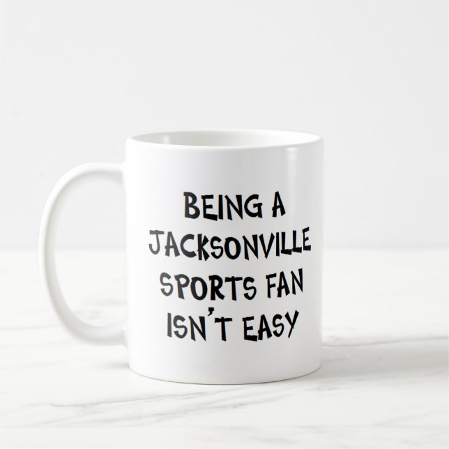 Caneca De Café jacksonville sports fan, being (Esquerda)
