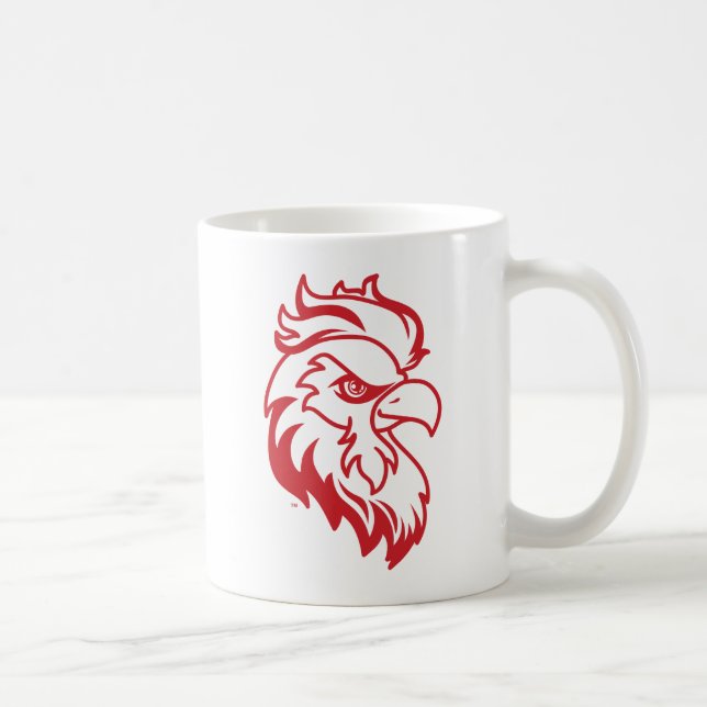 Caneca De Café Jacksonville State University Gamecocks Red Eagle (Direita)