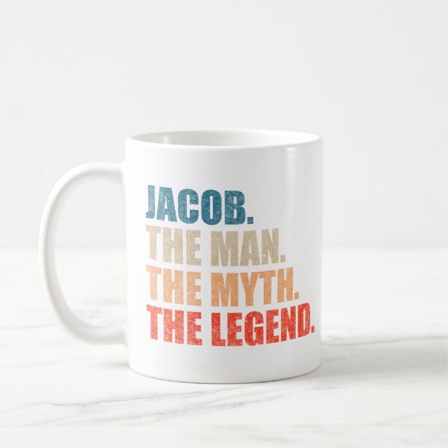 Caneca De Café Jacob O Homem O Mito A Lenda (Esquerda)