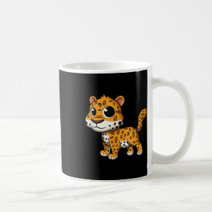 Caneca De Café Jaguar, Bebê Bonito - Teto De Gato Animal Selvagem