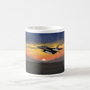 Caneca De Café Jaguar Fighter Sunset Mug