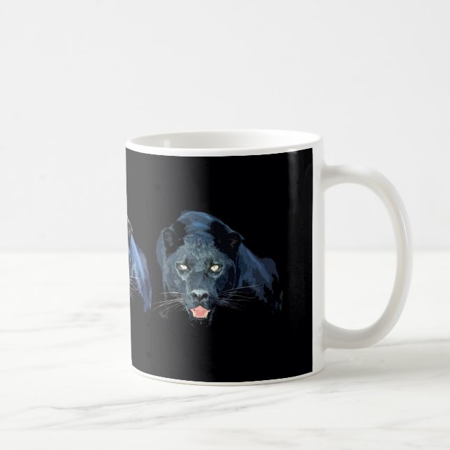 Caneca De Café Jaguar - Pantera Negra (Direita)