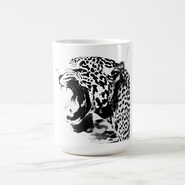 Caneca De Café Jaguar Rugindo (Centro)