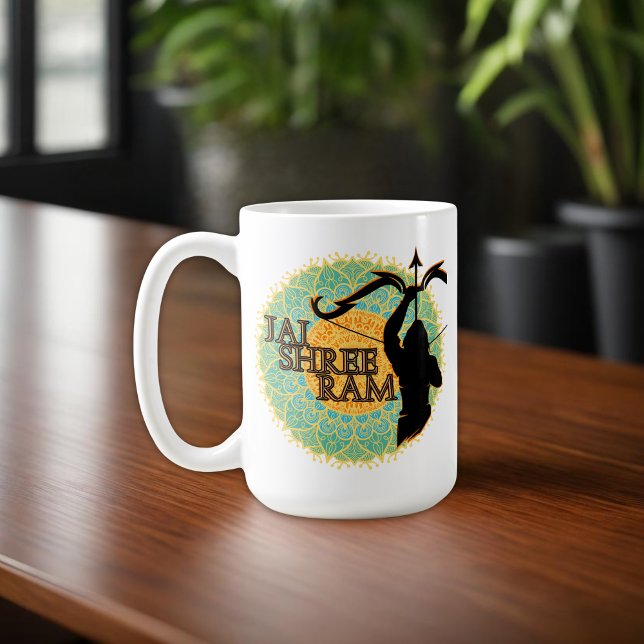Caneca De Café Jai Shree Ram (Criador carregado)